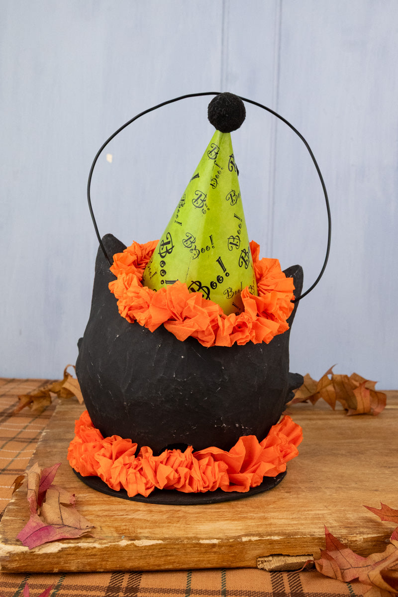 Sassy Cat Halloween Bucket