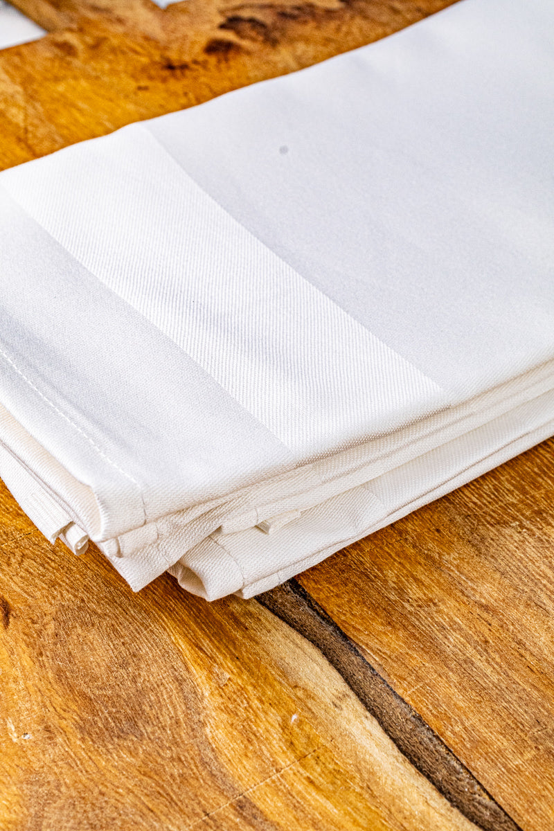 Satin Band Hotel Napkins - Set of 6