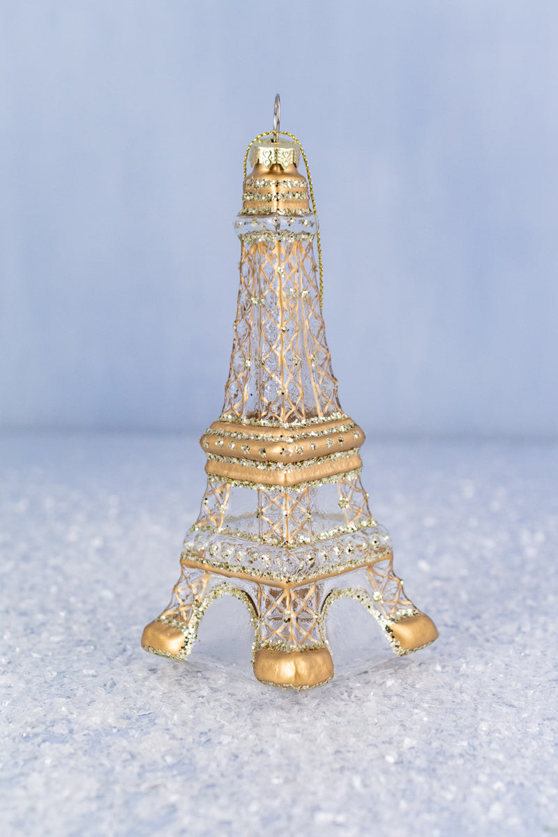 Shimmering Eiffel Tower Ornament, image 1 of 2