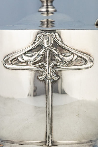 Antique English Silverplate Art Nouveau Tea Service