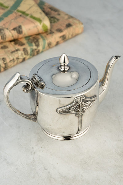 Antique English Silverplate Art Nouveau Tea Service