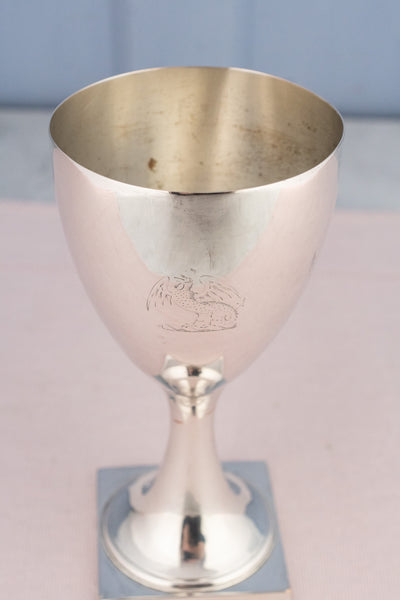 Antique English Silverplate Sporting Trophy