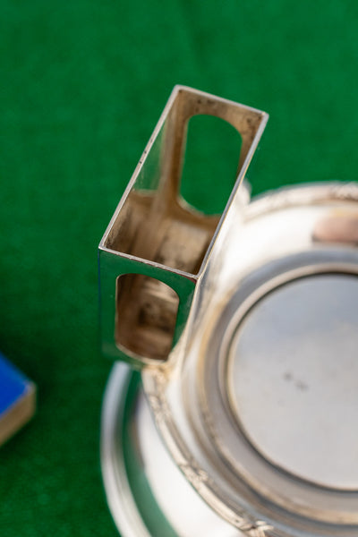 Silverplate Shanghai Tang Matchbox Strike & Ashtray