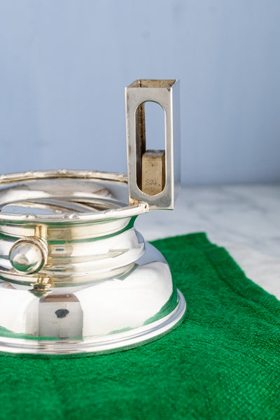 Silverplate Shanghai Tang Matchbox Strike & Ashtray