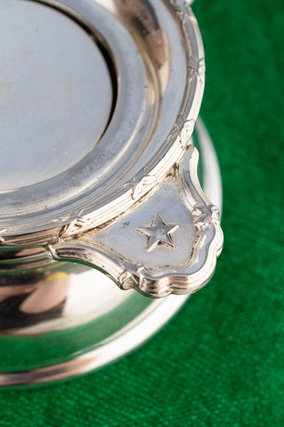 Silverplate Shanghai Tang Matchbox Strike & Ashtray