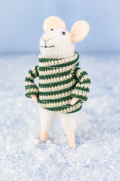 Snowball Spencer & Bundled Up Beckett Mouse Ornaments