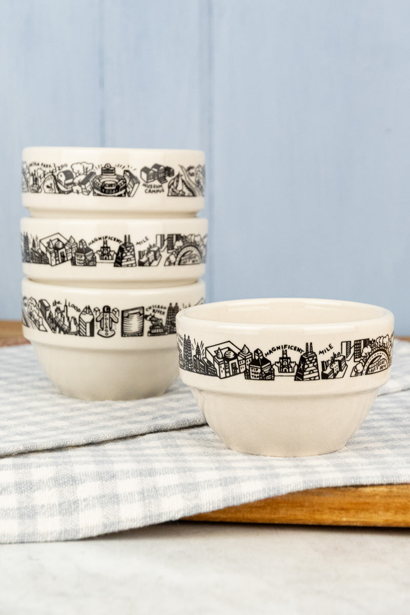 Chicago Skyline Diner Style Soup Cup