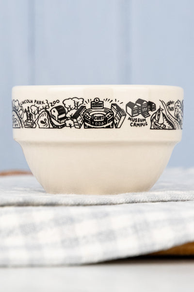 Chicago Skyline Diner Style Soup Cup