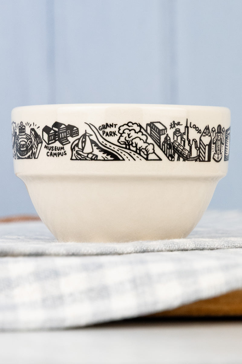 Chicago Skyline Diner Style Soup Cup