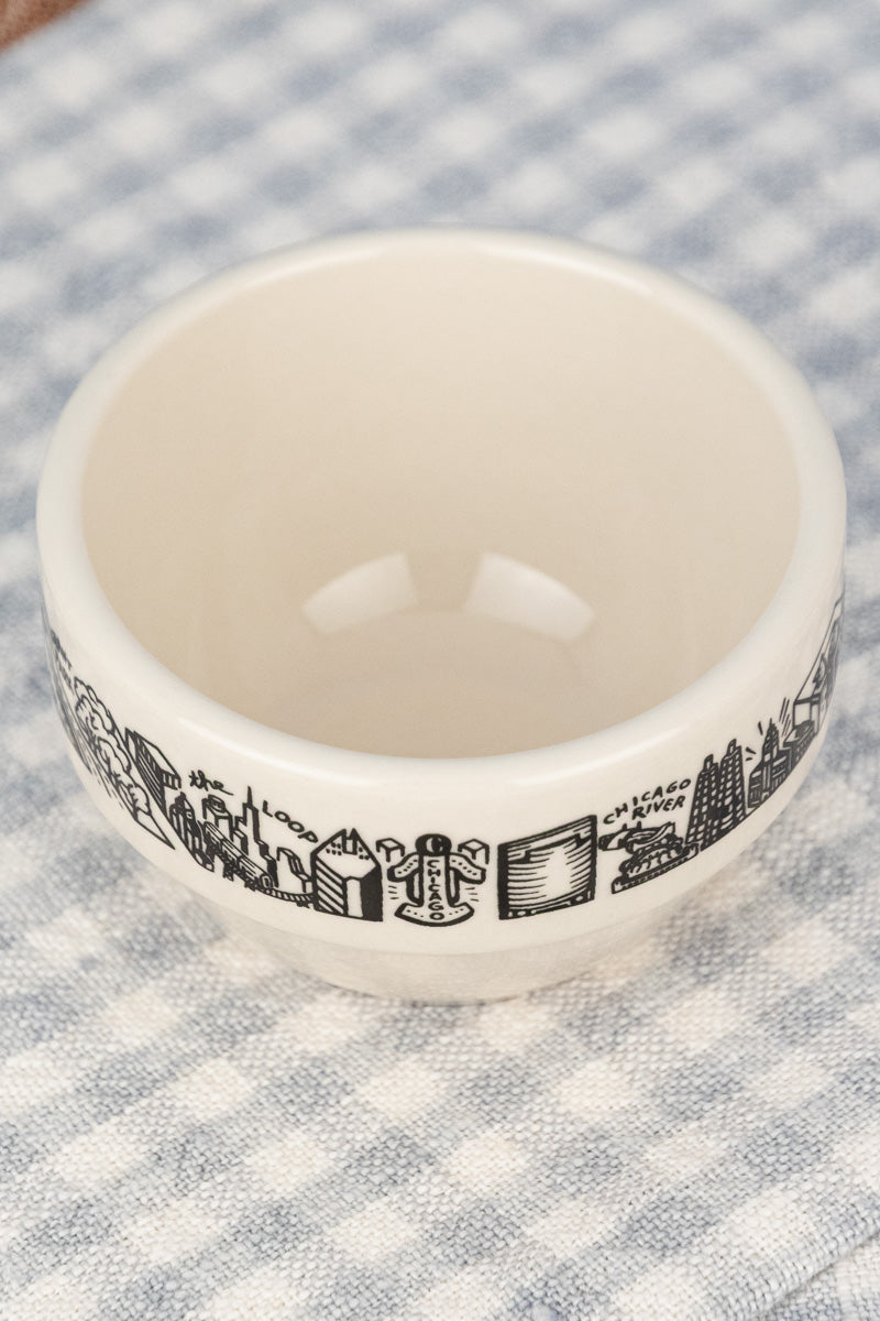 Chicago Skyline Diner Style Soup Cup