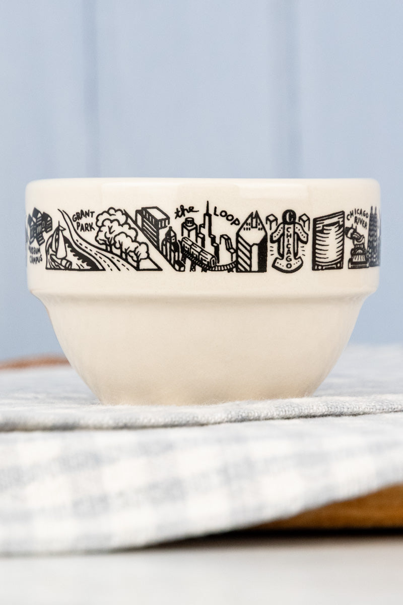 Chicago Skyline Diner Style Soup Cup
