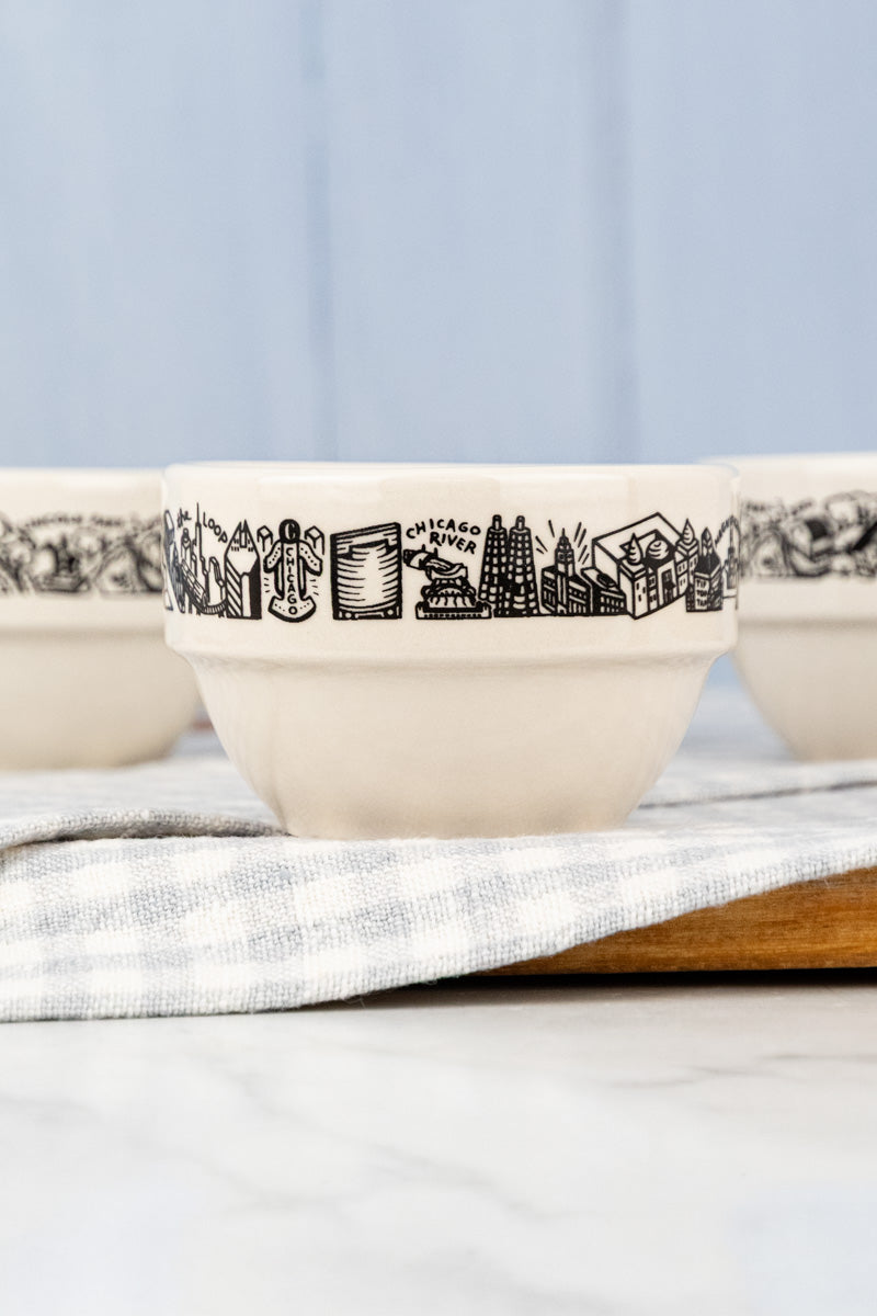 Chicago Skyline Diner Style Soup Cup