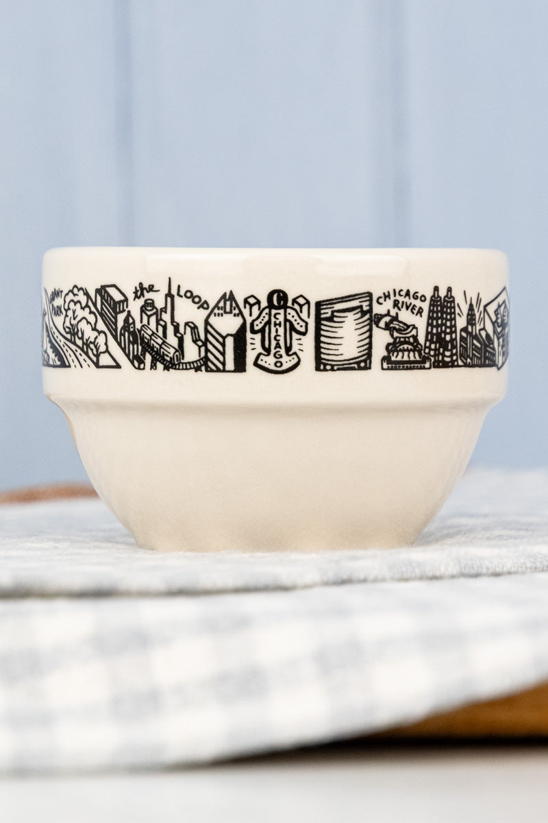 Chicago Skyline Diner Style Soup Cup