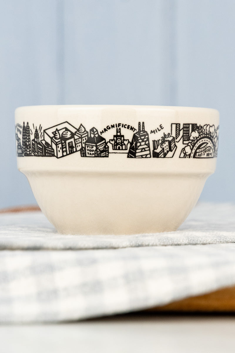 Chicago Skyline Diner Style Soup Cup
