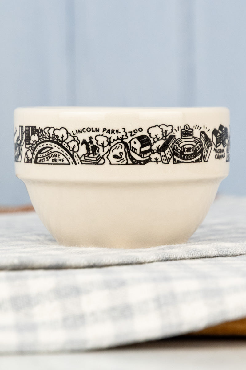 Chicago Skyline Diner Style Soup Cup