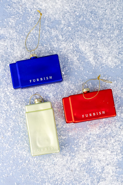 Souvenir Matchbox Glass Ornament