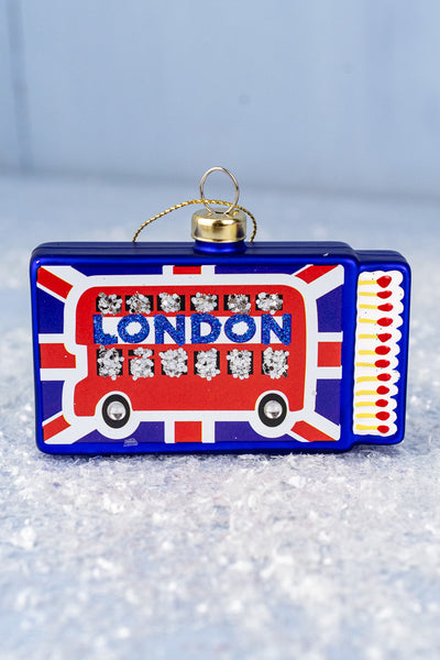 Souvenir Matchbox Glass Ornament