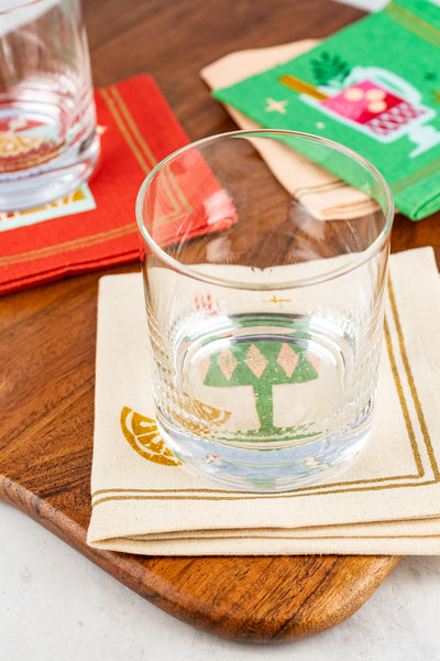 Spirits Bright Holiday Cocktail Napkins - Set of 4