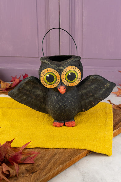 Spooky Owl Candy Bucket