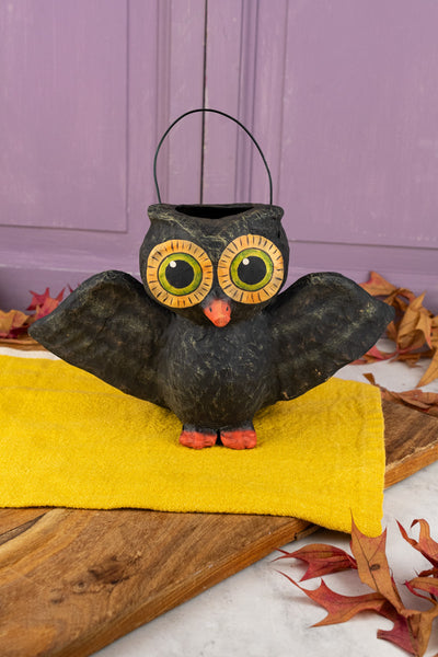 Spooky Owl Candy Bucket