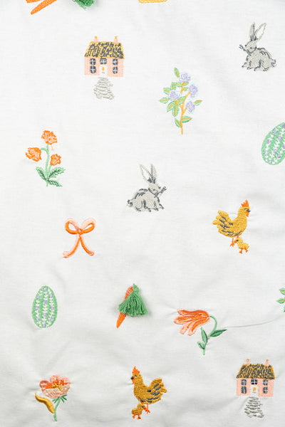 Spring Farm Tea Towel