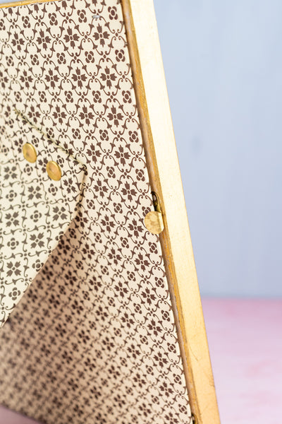Rectangular Italian Cream and Gold Frame