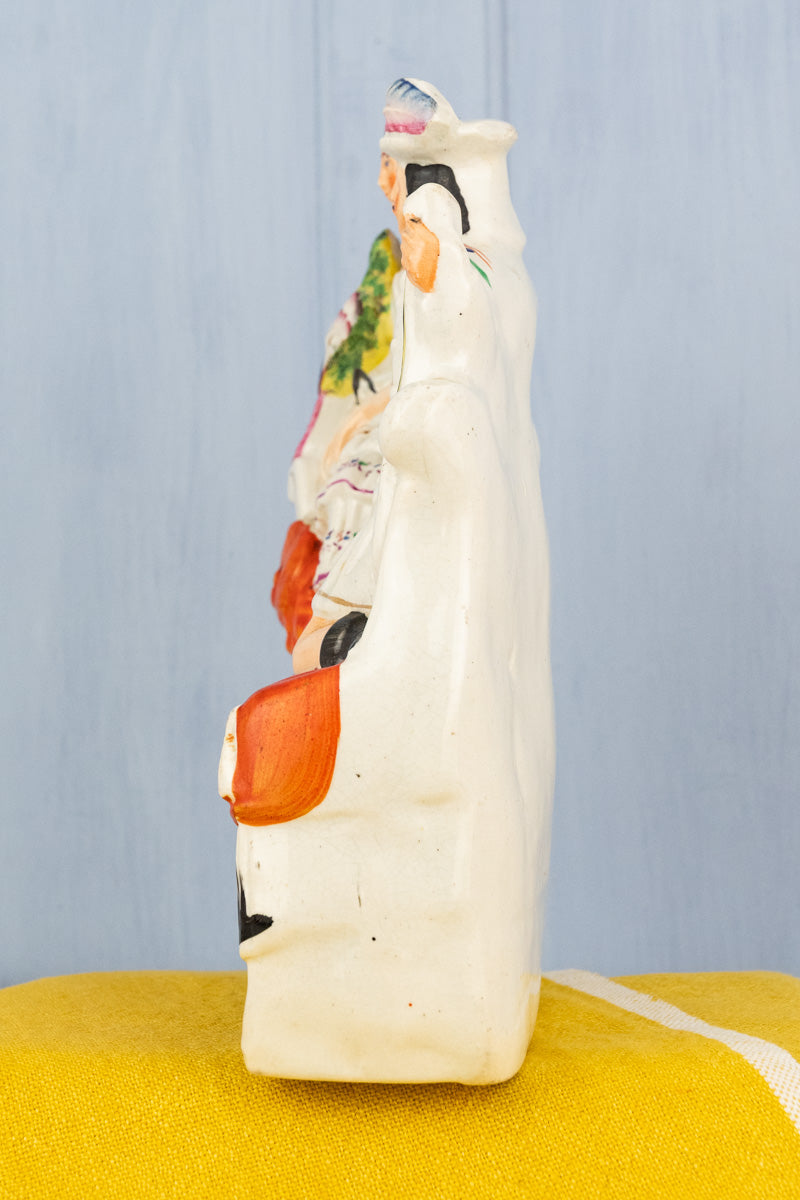 Antique Staffordshire Couple Figural