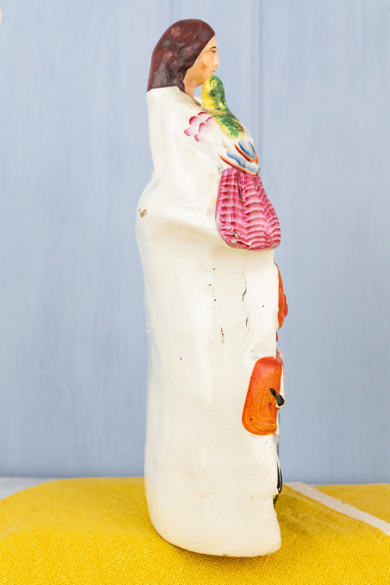 Antique Staffordshire Couple Figural