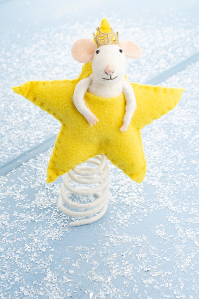Stella the Christmas Star Mouse Tree Topper