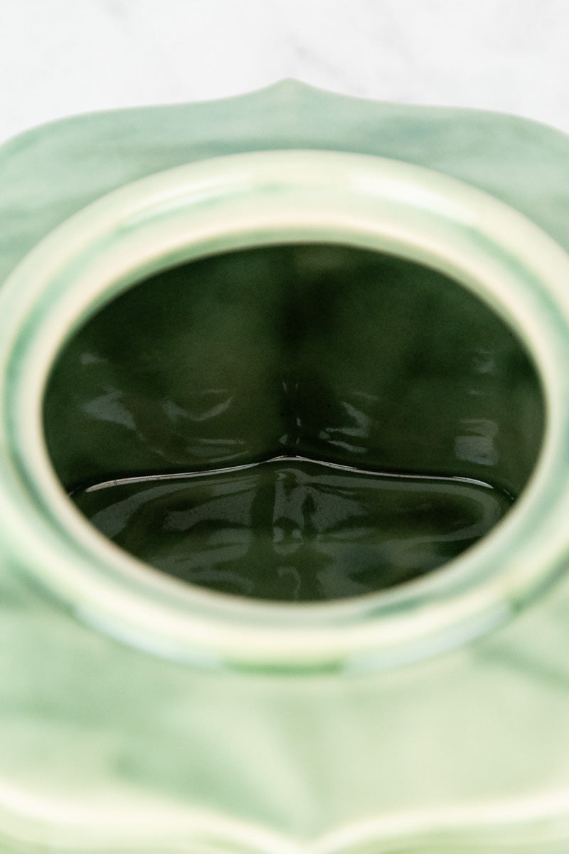 Green Stoneware Teapot, image 11 of 12