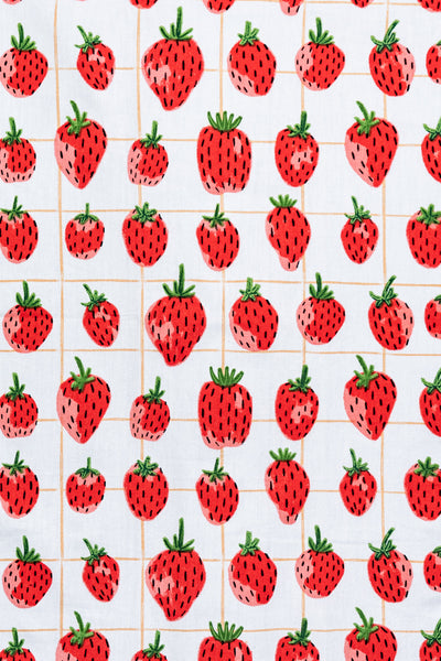 Sweet Strawberry Tea Towel