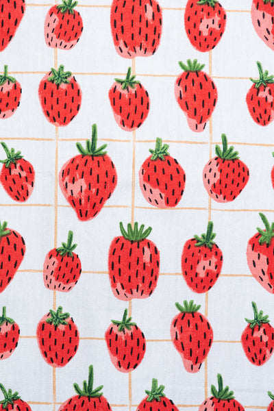 Sweet Strawberry Tea Towel