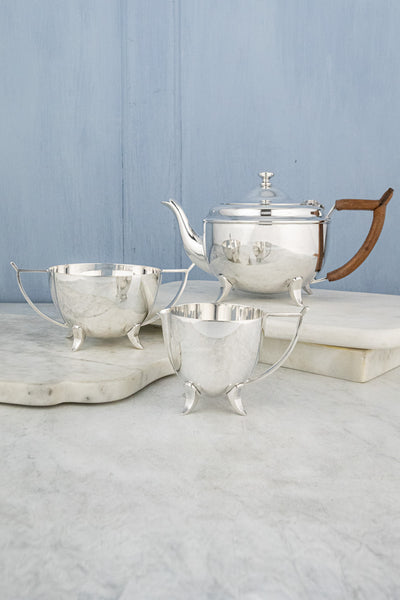 Antique English Silverplate Tea Service