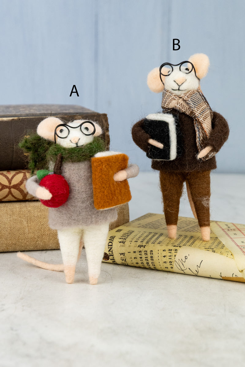 Teacher Tilda Mouse & Studious Spencer Mouse