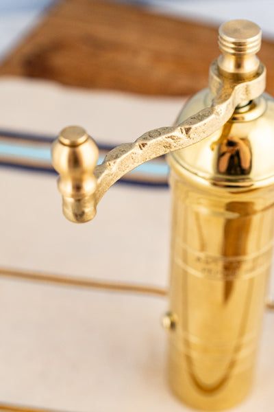 The Original Greek 7" Brass Pepper Mill