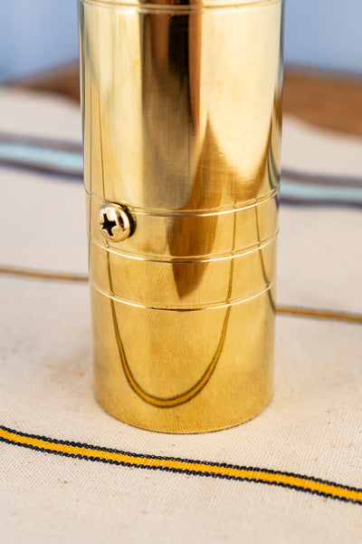 The Original Greek 7" Brass Pepper Mill