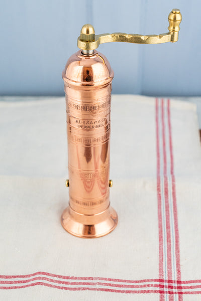 The Original Greek 8" Copper Pepper Mill