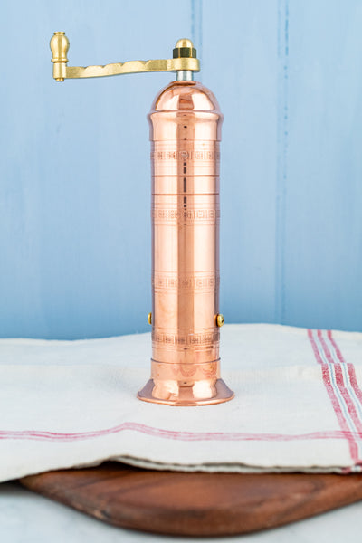 The Original Greek 8" Copper Pepper Mill