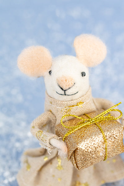 Tidings Terri & Yuletide Yolanda Mouse Ornaments