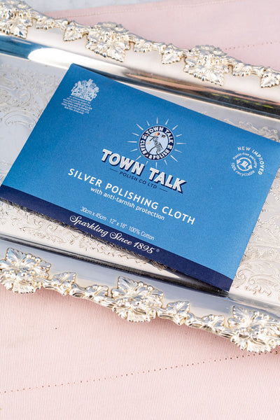 thumbnail image 2 of Town Talk Incredible Anti-Tarnish Silver Polishing Mitts – Pair, Dry Cloth Metal Polish, UK Made 2 of 5