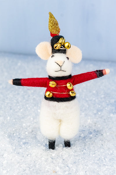 Toy Soldier Claude Mouse Ornament