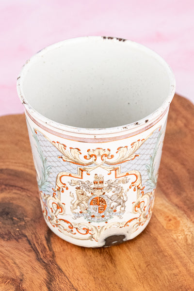 Antique Queen Victoria Diamond Jubilee Enameled Tumbler