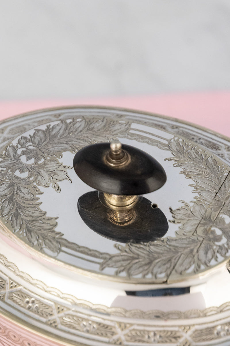 1883 Master of the Hounds Silverplate Teapot