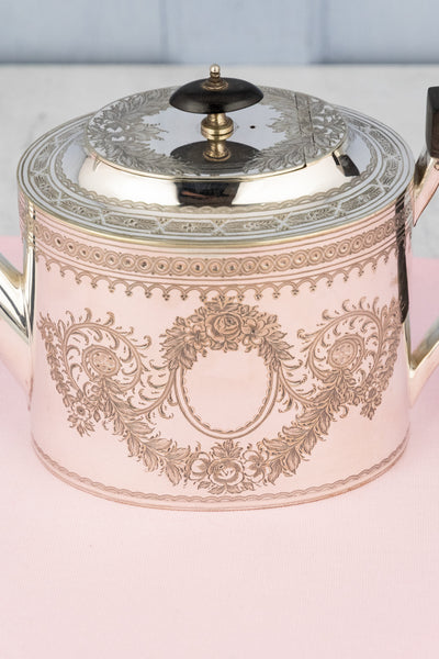 1883 Master of the Hounds Silverplate Teapot