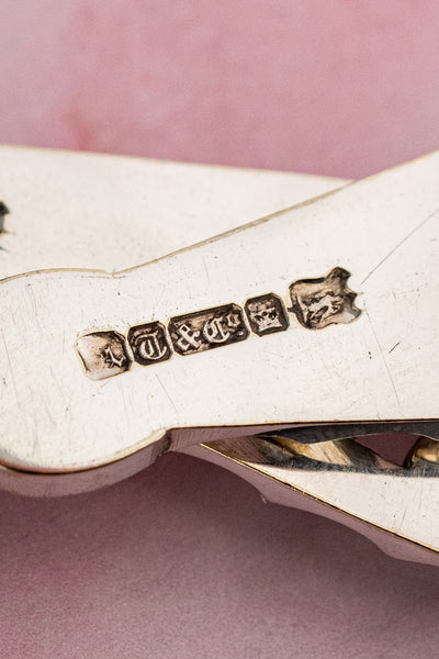 Victorian Silverplate 3-piece Fruit Set with Grape Shears