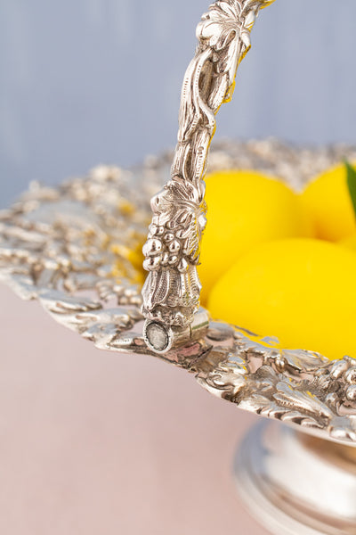 Victorian Silverplate Centerpiece Basket