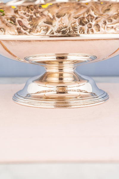 Victorian Silverplate Centerpiece Basket