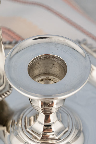 Victorian Silverplate Chamberstick