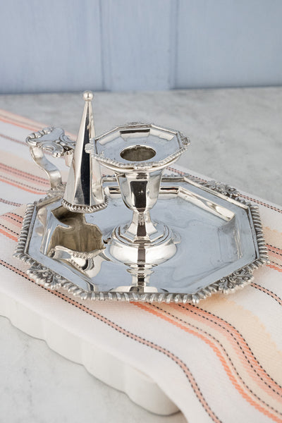 Victorian Silverplate Chamberstick