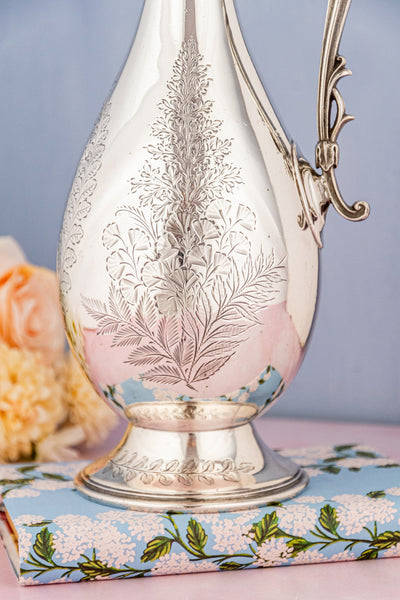 Victorian Silverplate Claret Jug